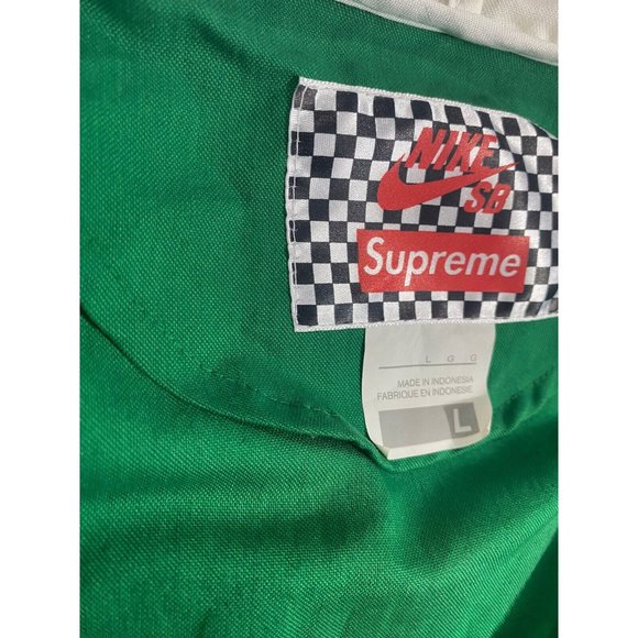 Pre-Owned Mens Large Green Nike SB X Supreme World Famous Jacket - Picture 11 of 16